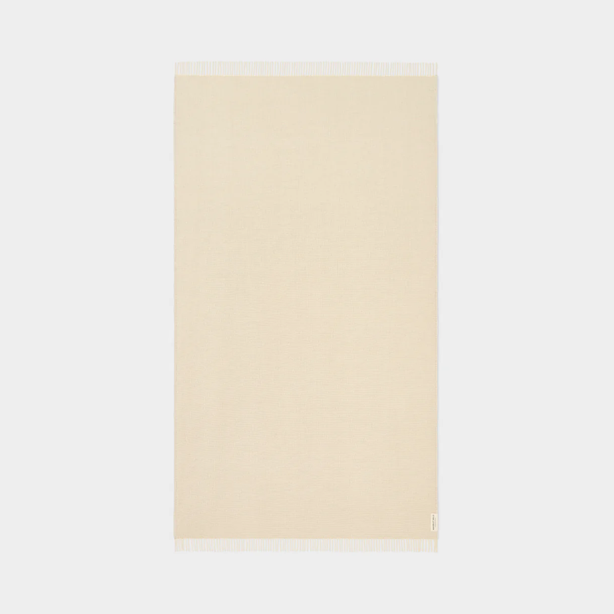 Evandale Oversized Throw Blanket in Oatmeal - Image 3