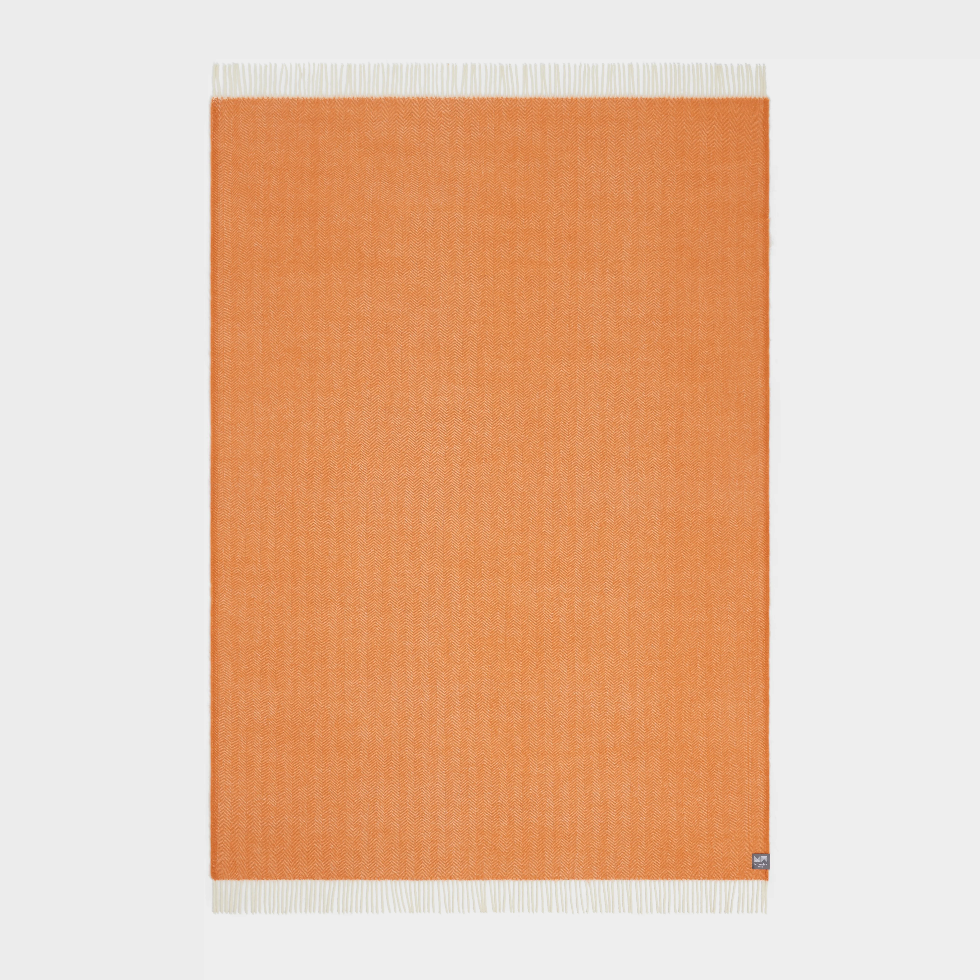 Herringbone Throw in Ginger - Image 3