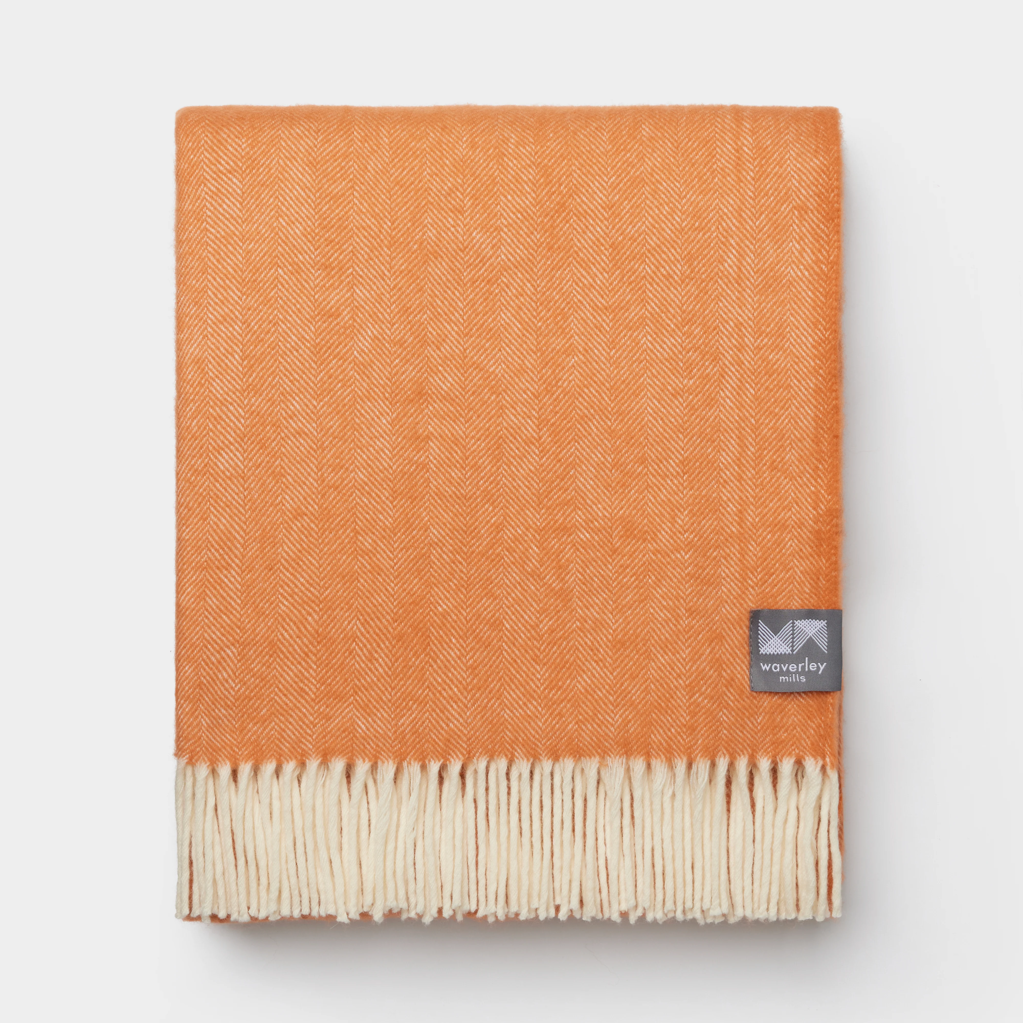 Herringbone Throw in Ginger - Image 4