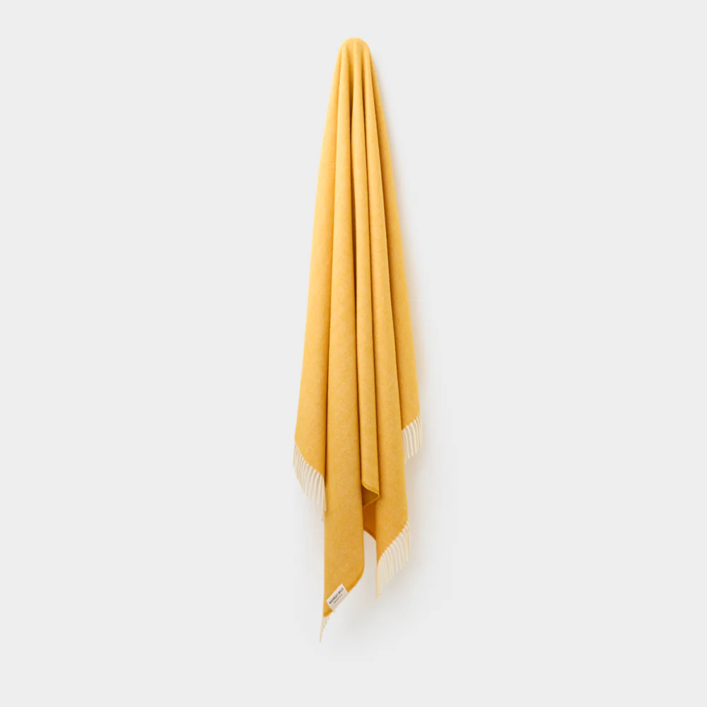 Herringbone Throw in Honey Gold - Image 2