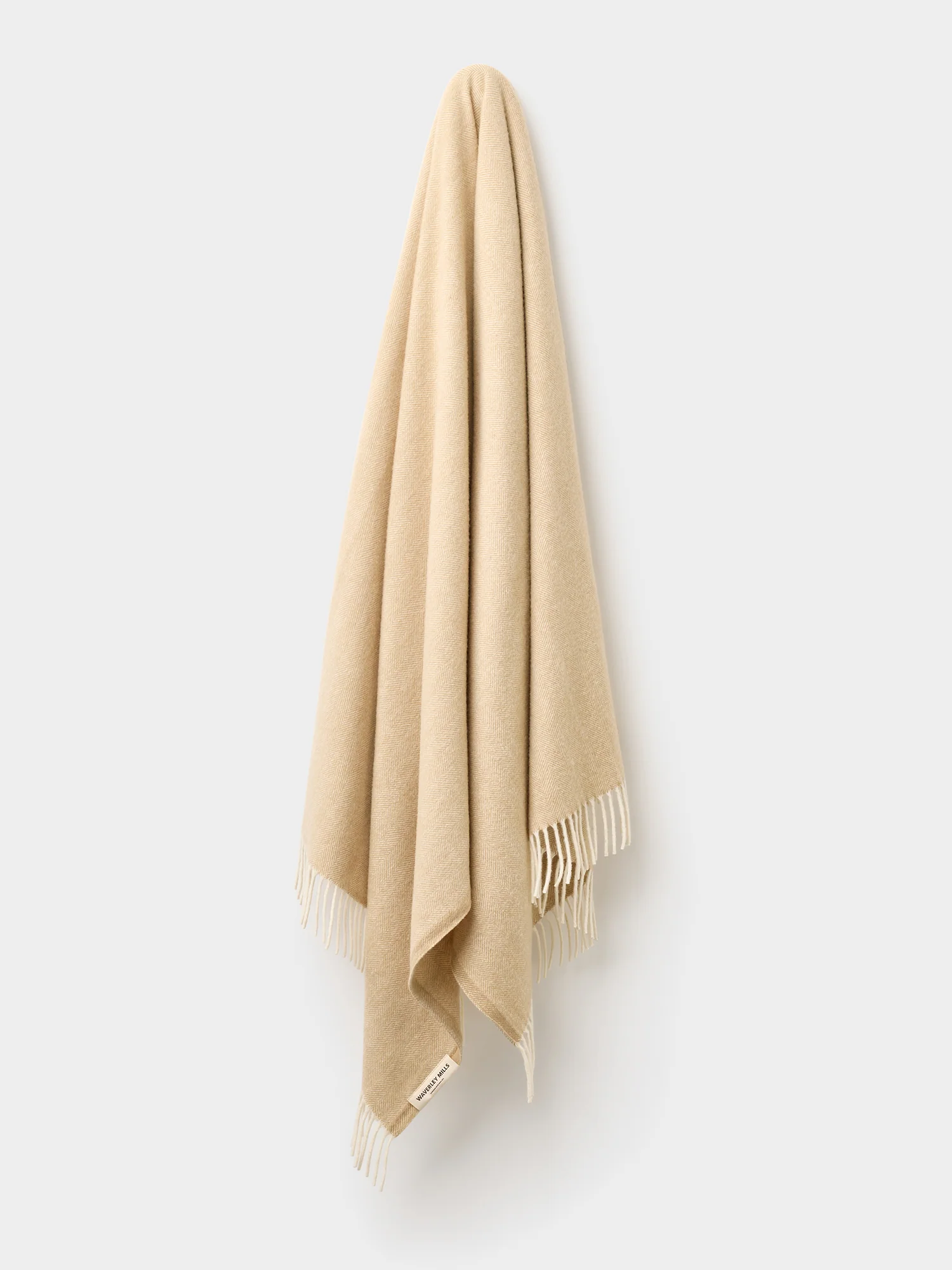 Herringbone Throw in Sand - Image 3