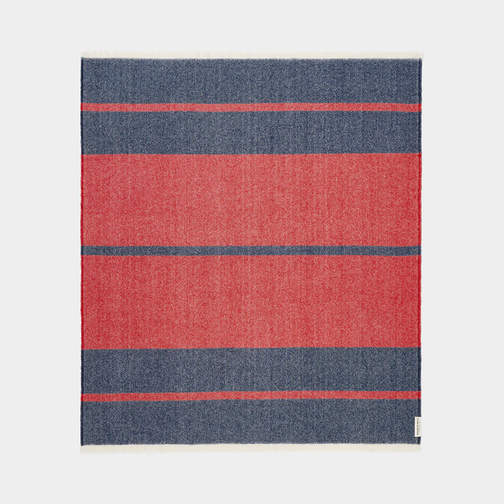Supporter Throw in Navy & Red - Image 3